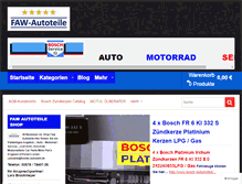 Tablet Screenshot of faw-autoteile.com
